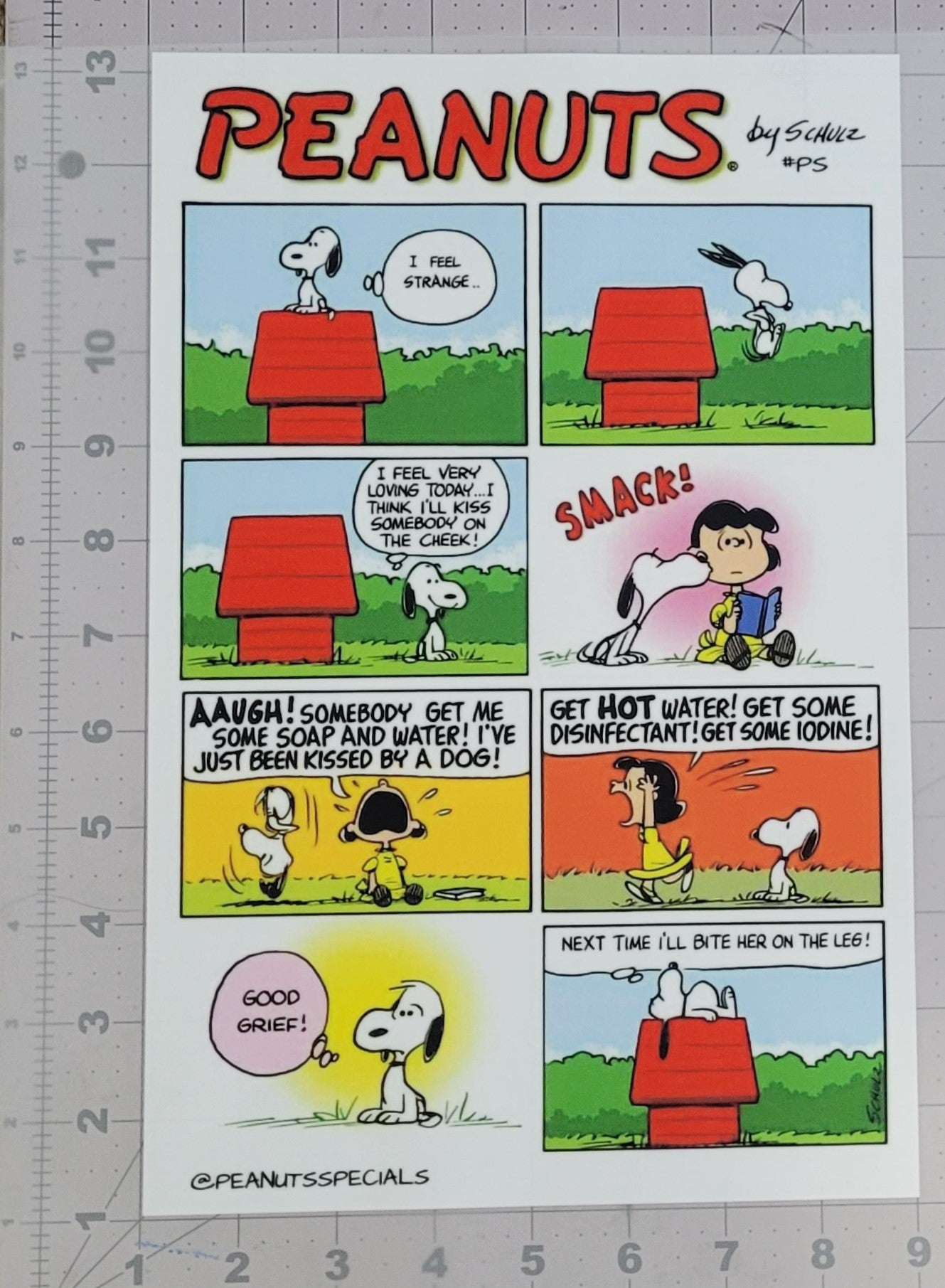 Lucy and Snoopy Smack